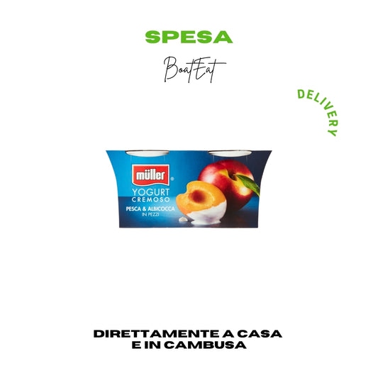 Yogurt Müller Cremoso Pesca & Albicocca in Pezzi 2 x 125 g